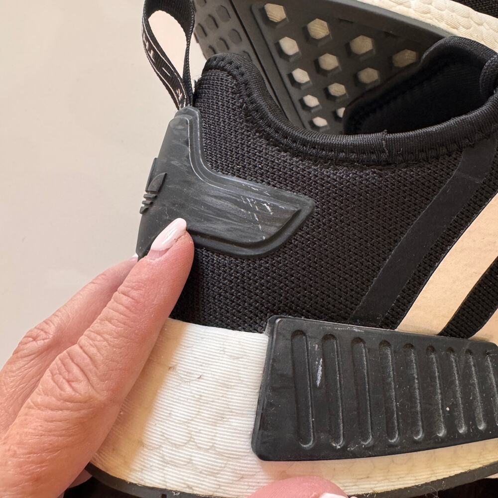 adidas NMD_R1 Primeblue Black White Gray Size 9 Low Top Sneakers Shoes GZ9258 - Picture 11 of 12